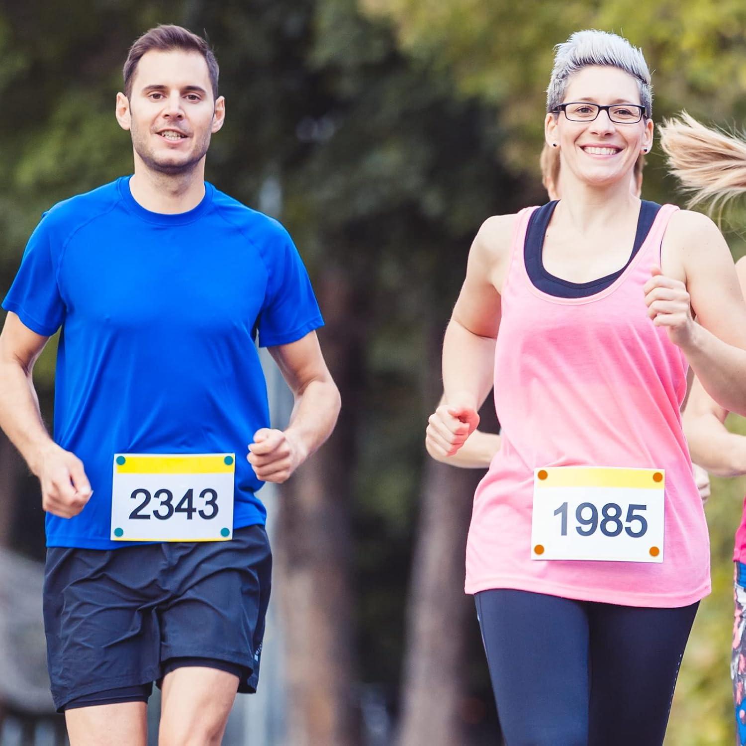 Clips para Número de Carrera Juexica KM2473 - 12 Piezas