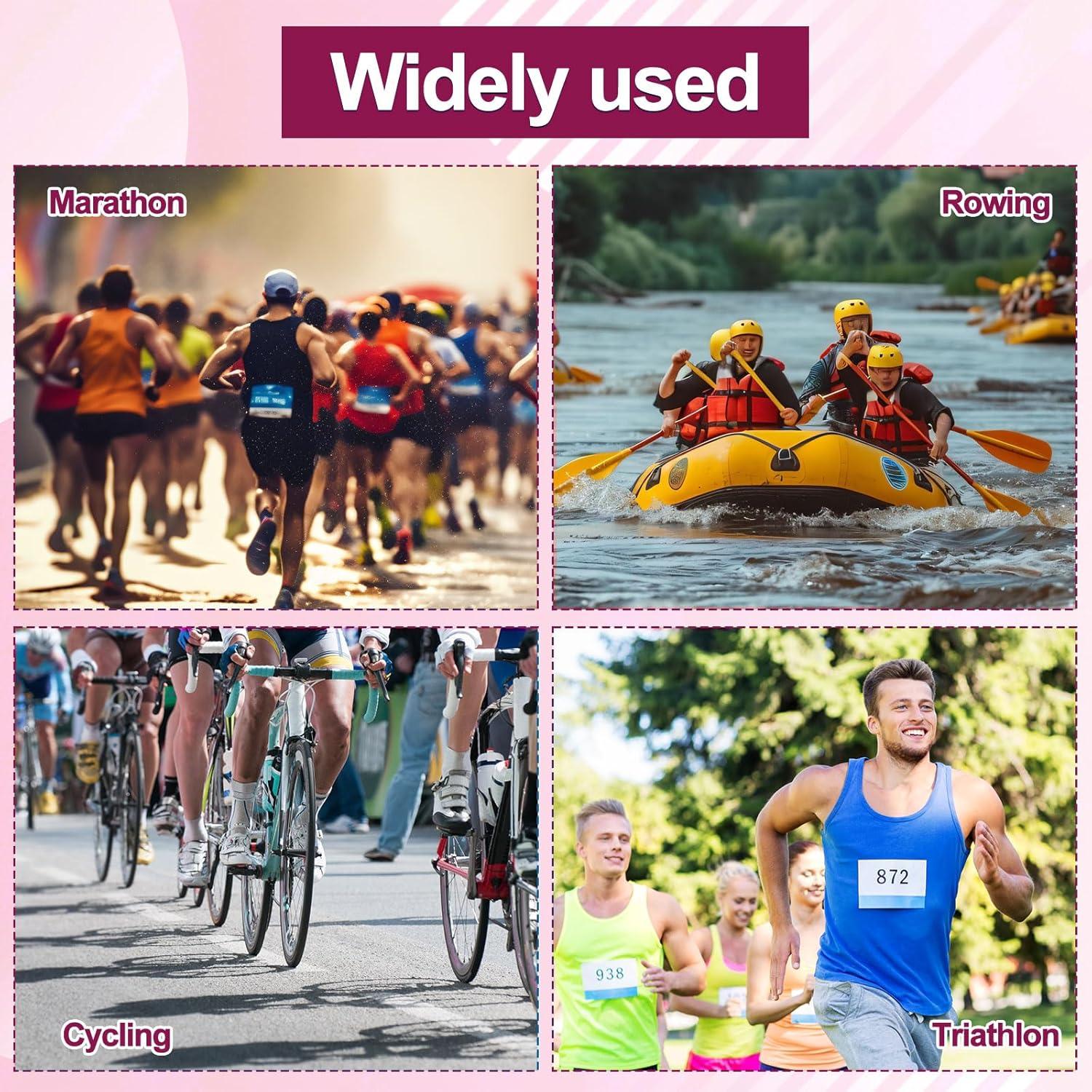 12 Pares de Clips Magnéticos Tinoaly para Número de Carrera