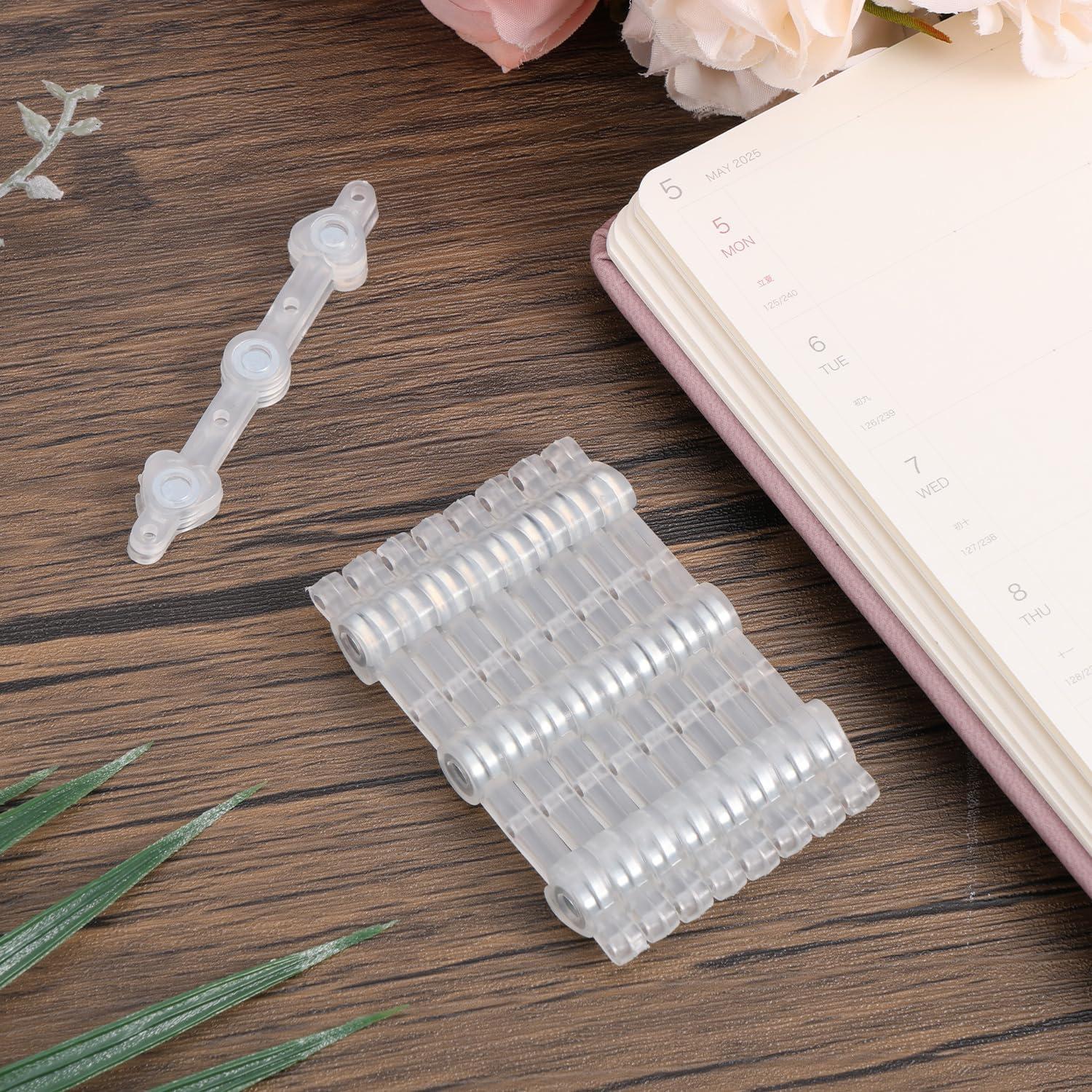 10 Imanes de Boutonniere Transparentes Lasuroa 7x1.2cm