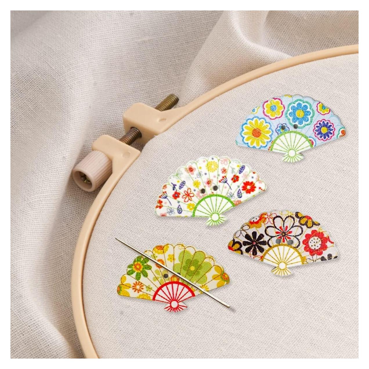 4 Piezas Imán de Aguja de Ventilador CSLJMY - Accesorios de Bordado