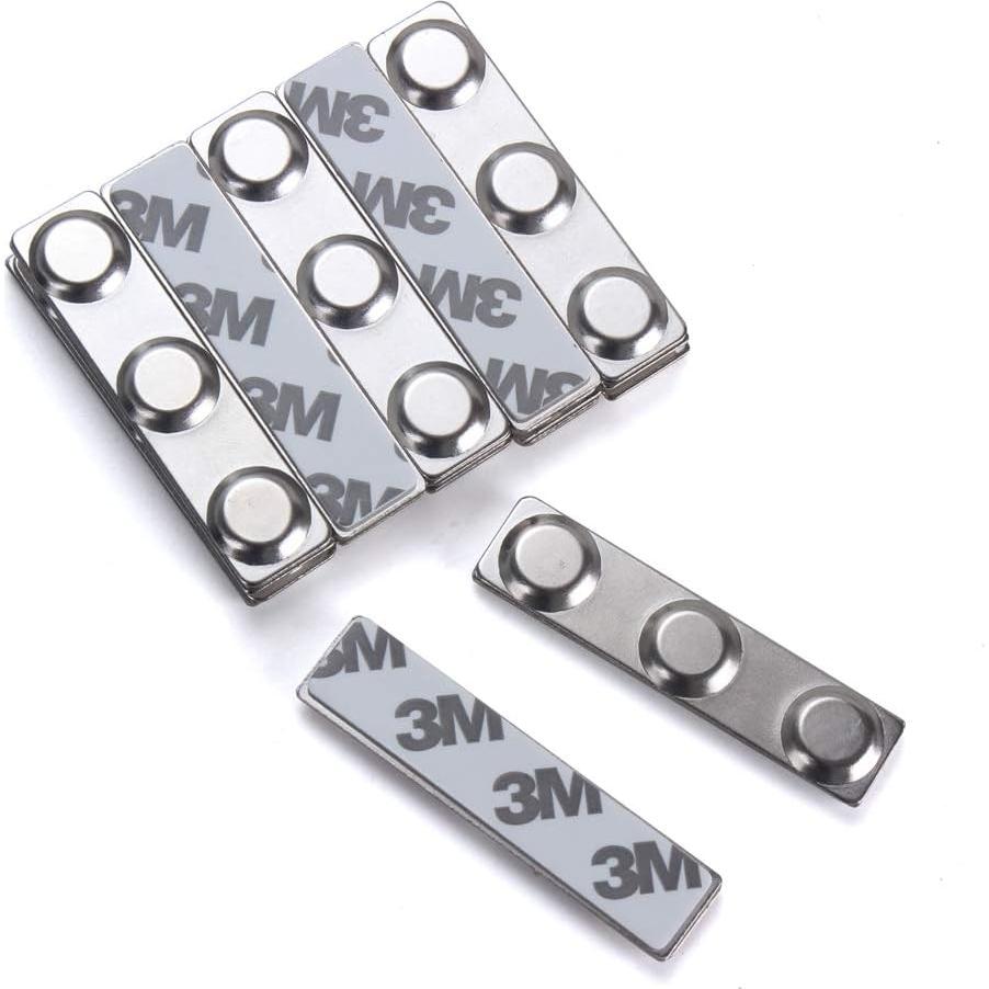 12 Juegos de Imanes Magnéticos para Etiquetas de Nombre HAZOULEN