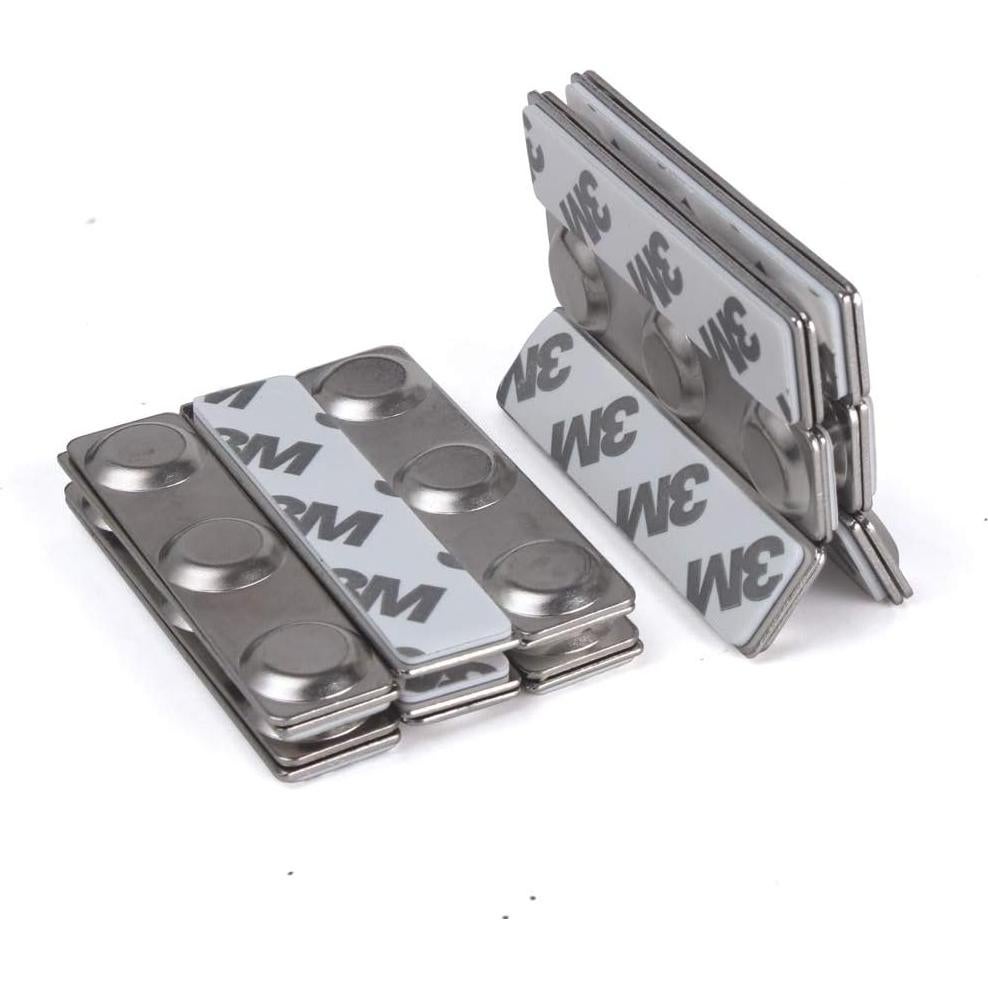 12 Juegos de Imanes Magnéticos para Etiquetas de Nombre HAZOULEN