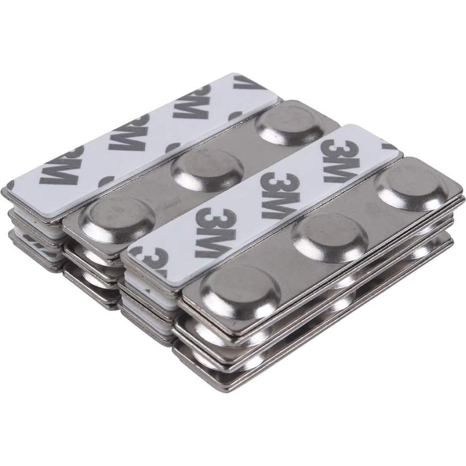 12 Juegos de Imanes Magnéticos para Etiquetas de Nombre HAZOULEN