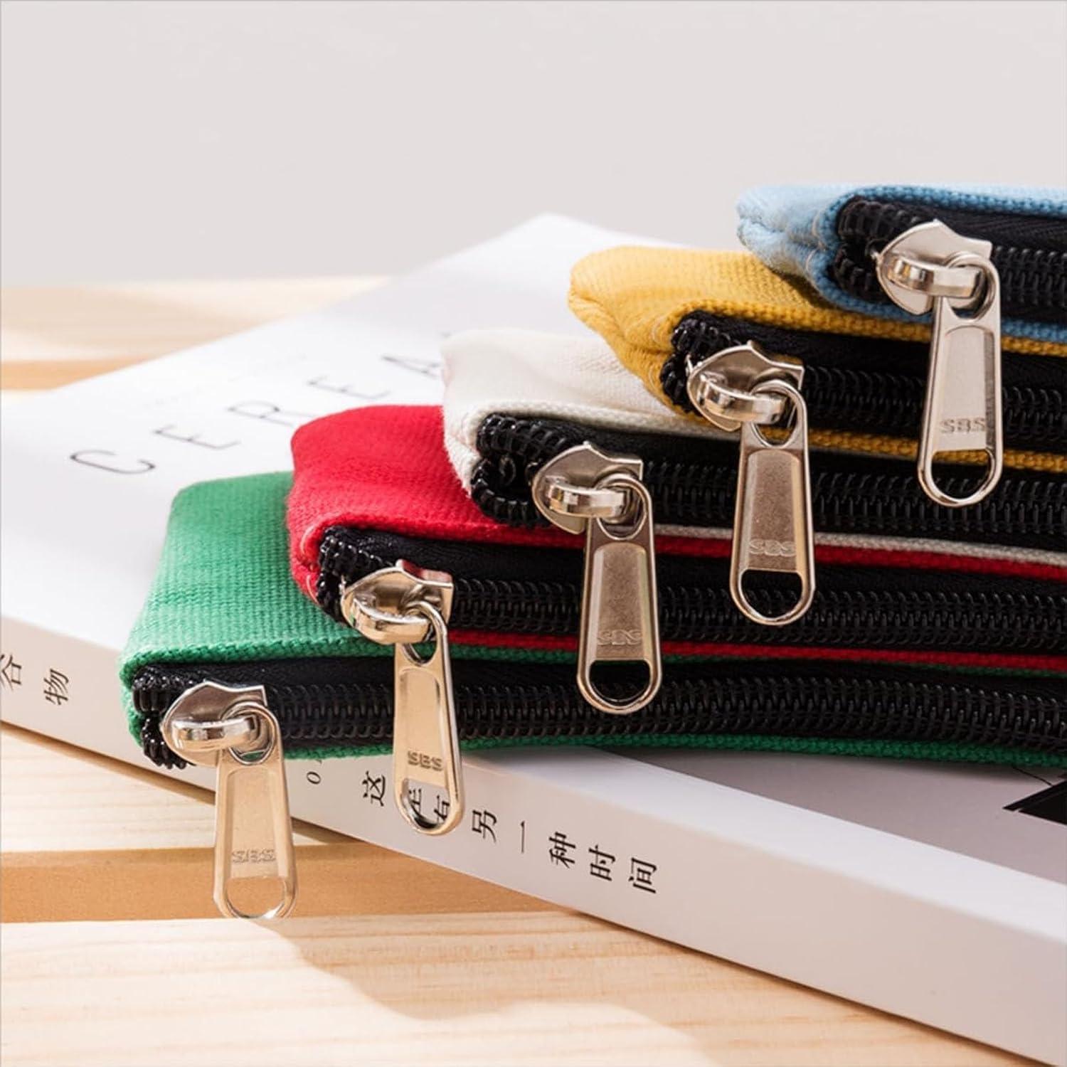 Juego de 6 Monederos de Lona WDCFXY 7 x 13 cm Colores Variados