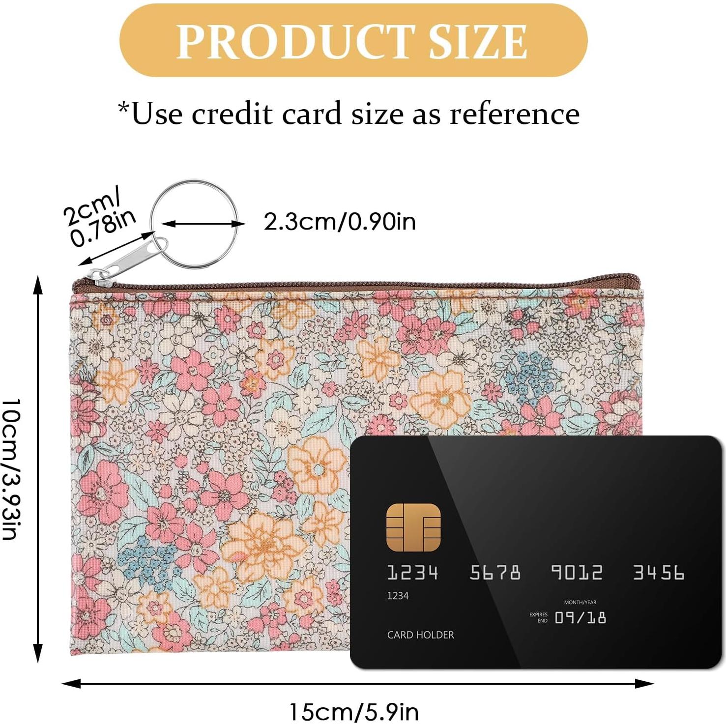 Monedero Pequeño Amabro Beige para Mujeres con Cremallera