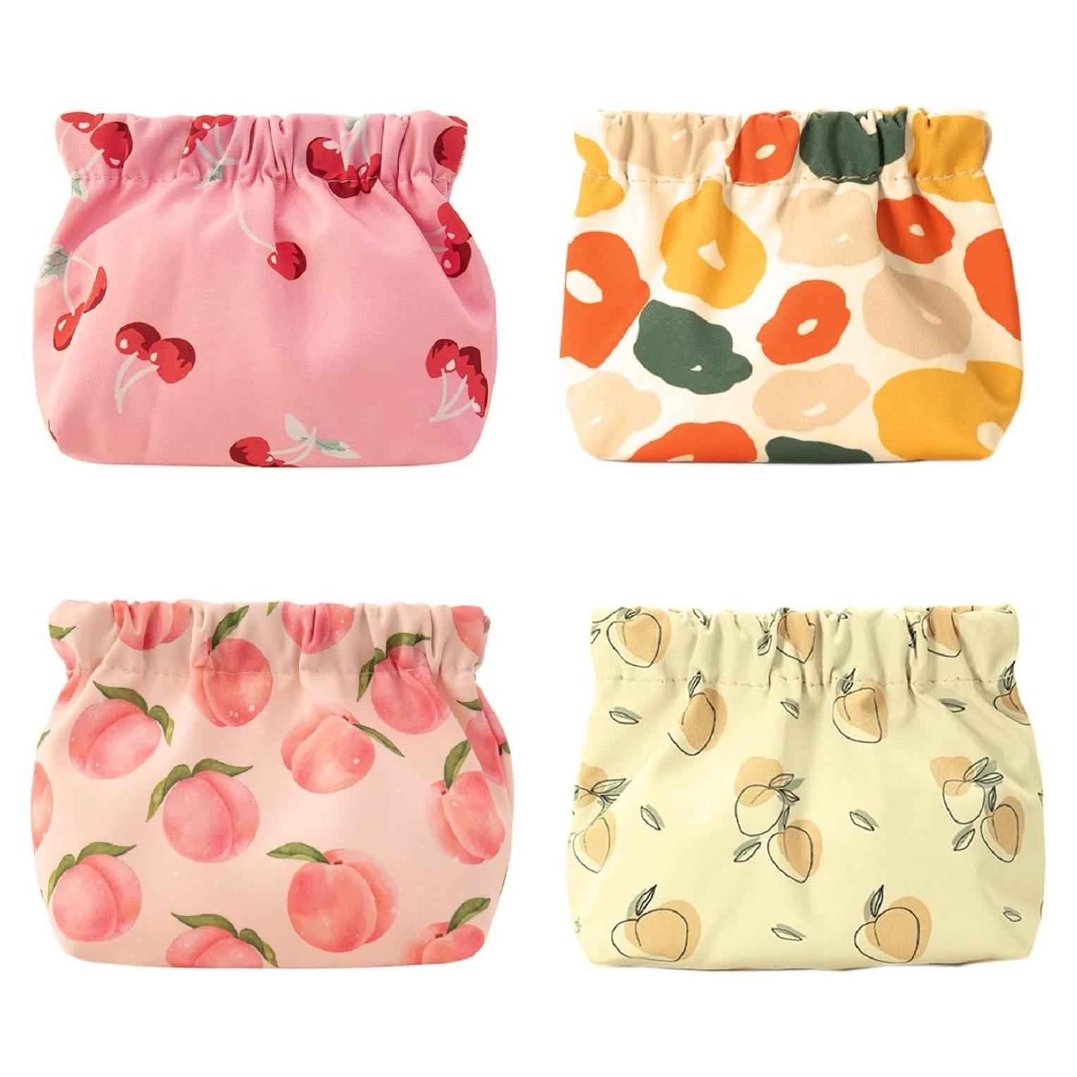 Bolsa Mini de Monedas MIAO JIN 4 Pcs Impermeable 12.2x11.9cm