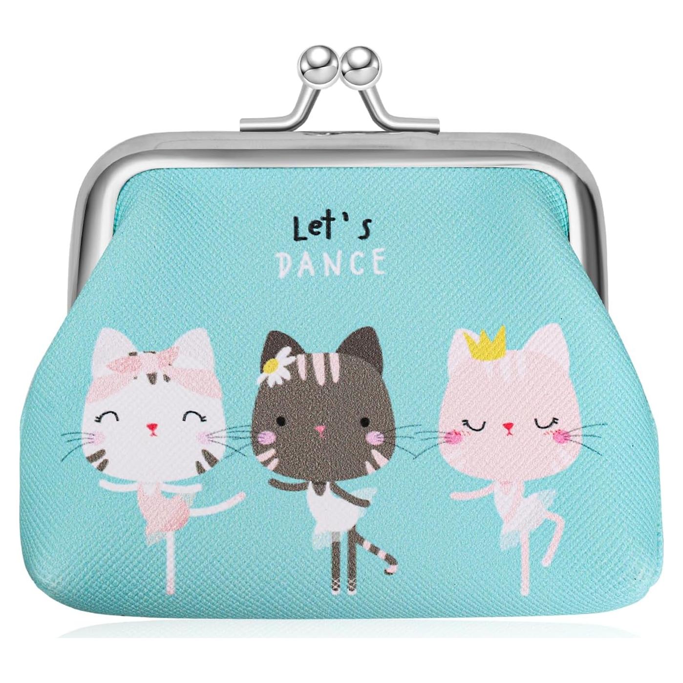 Monedero pequeño Acooruiteng de cuero PU verde 10x7.5cm