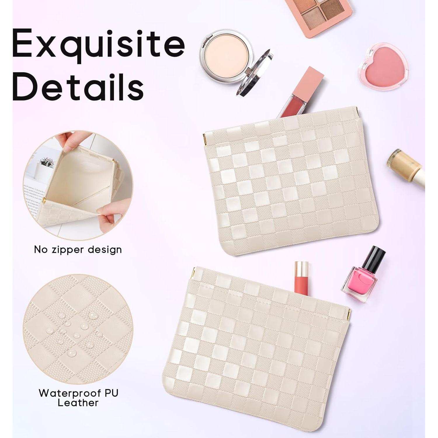 Bolsa Cosmética Portátil Sightor 2PCS Cuadros Mujeres L