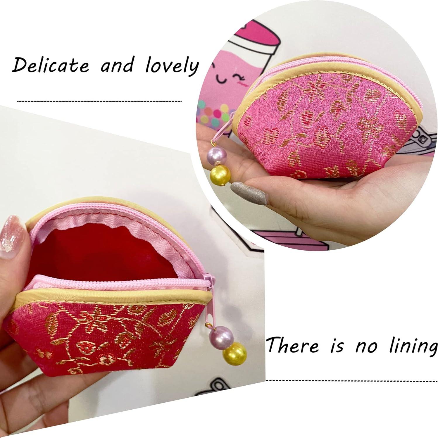 Monederos de Seda MIAO JIN 10 Piezas con Cremallera