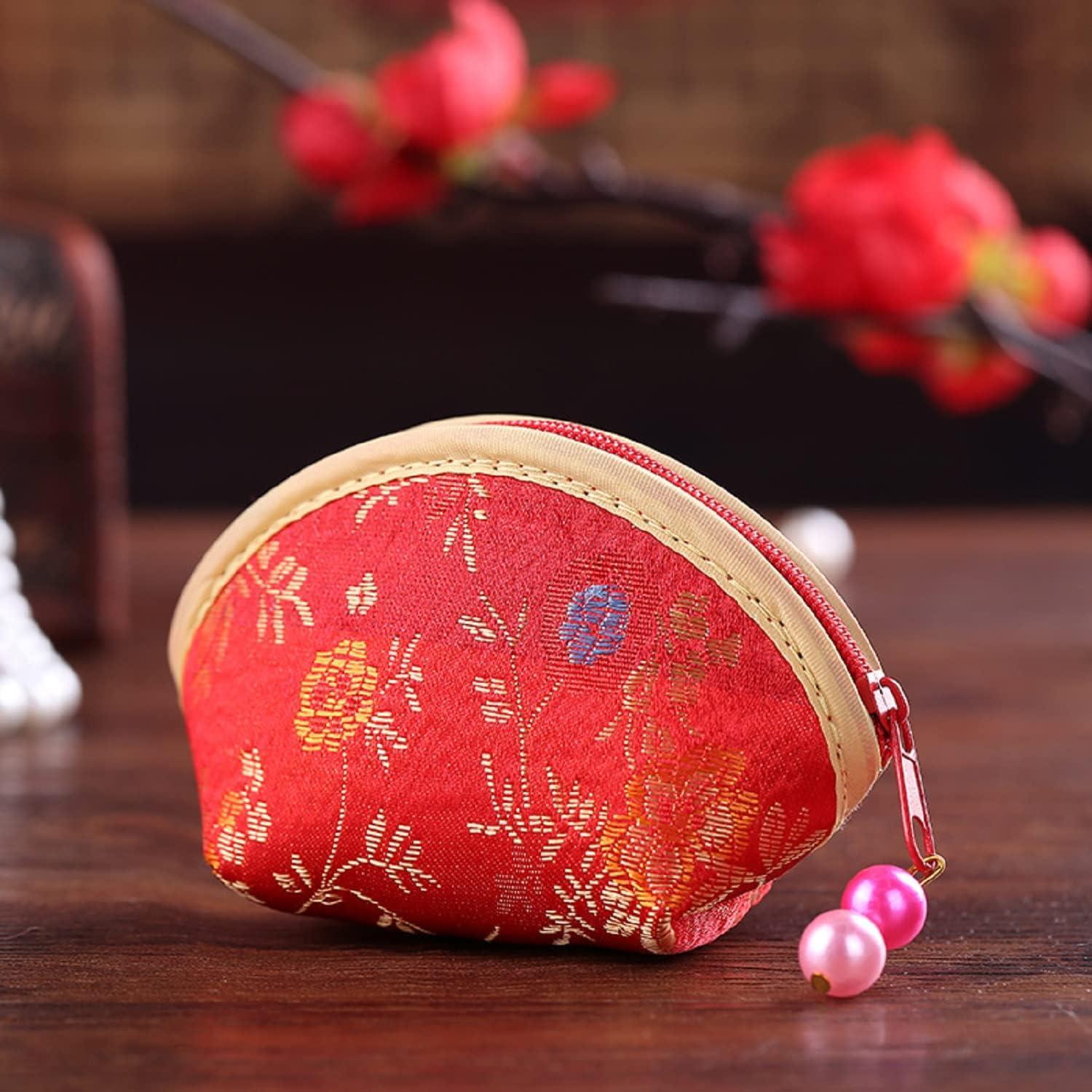 Monederos de Seda MIAO JIN 10 Piezas con Cremallera