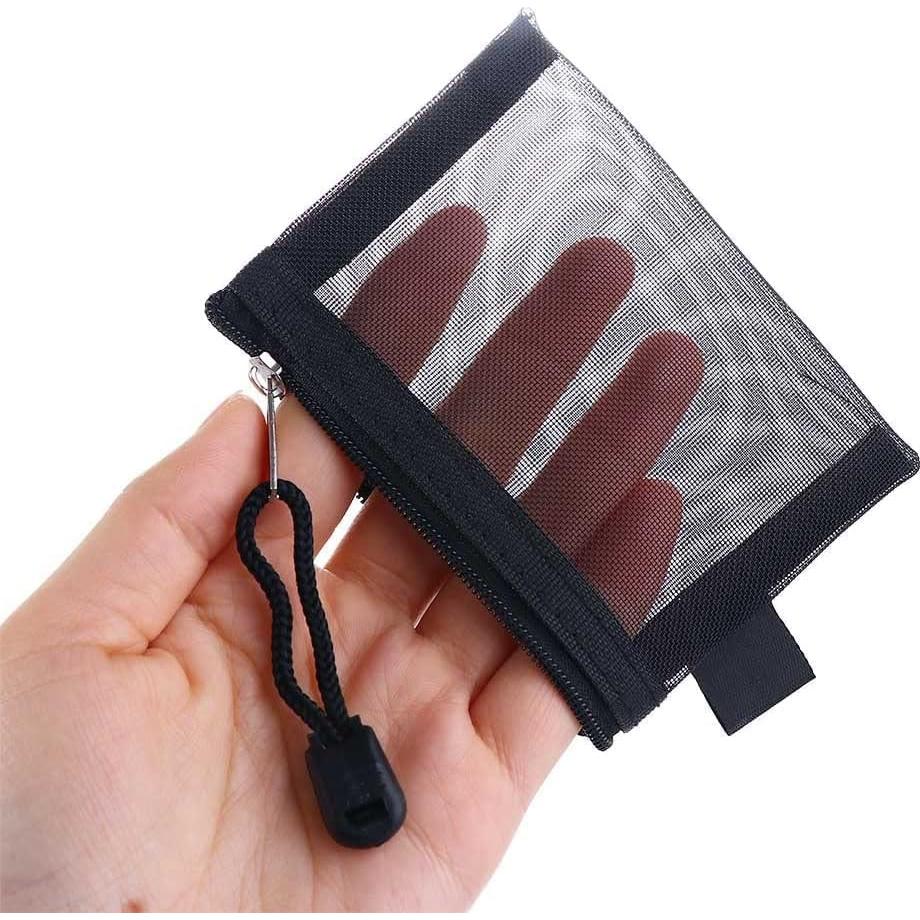 Estuche de Malla Negro Luhaomisky 9g Portátil para Cosméticos