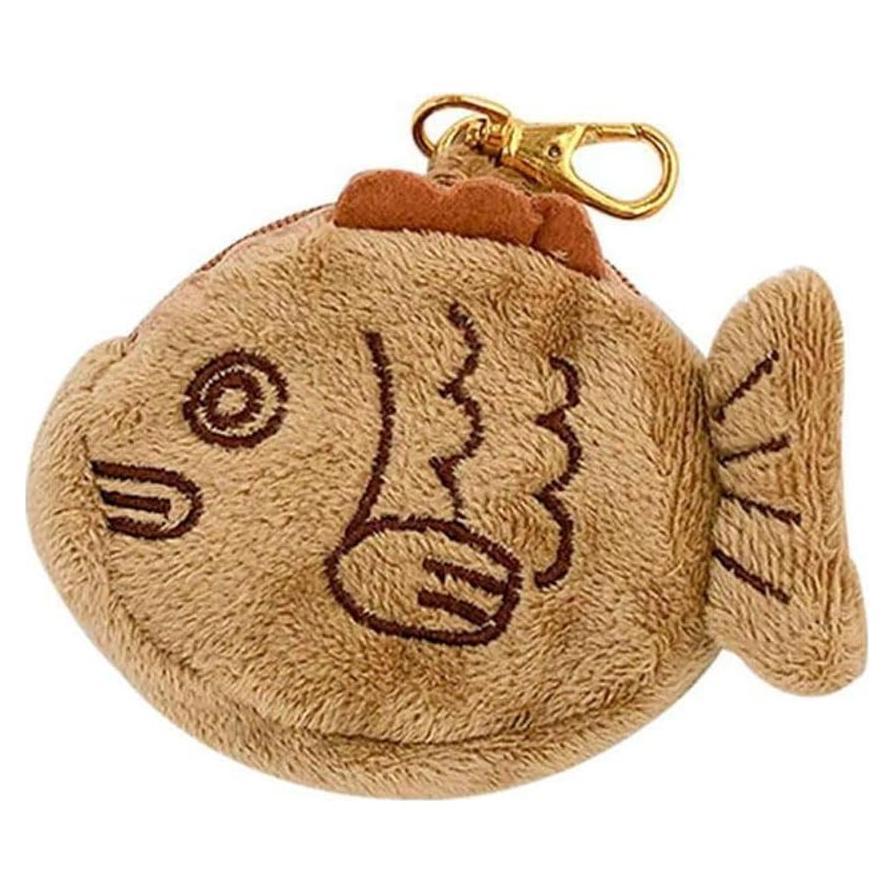 Monedero de Peluche Taiyaki Galepromot con Llavero 3.05x11.94cm