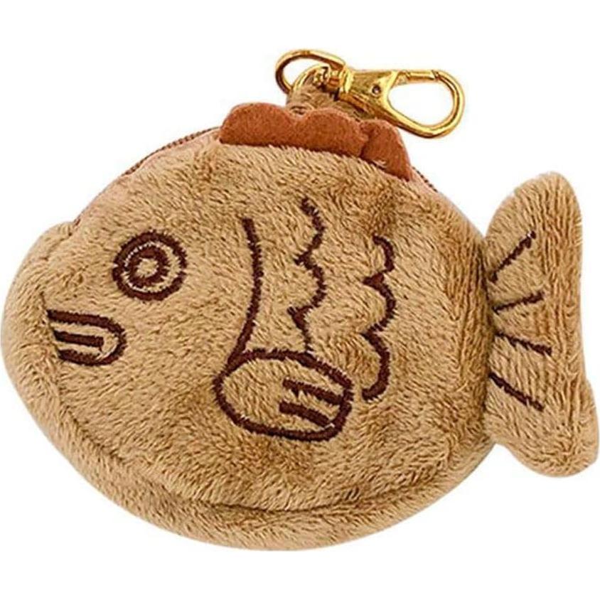 Monedero de Peluche Taiyaki Galepromot con Llavero 3.05x11.94cm