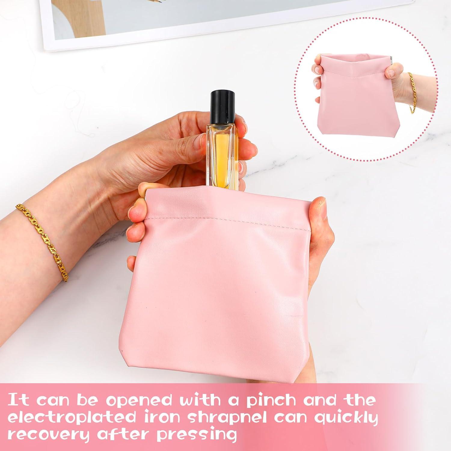 Juego de 4 Monederos Mini Mabor de Cuero PU Multicolor