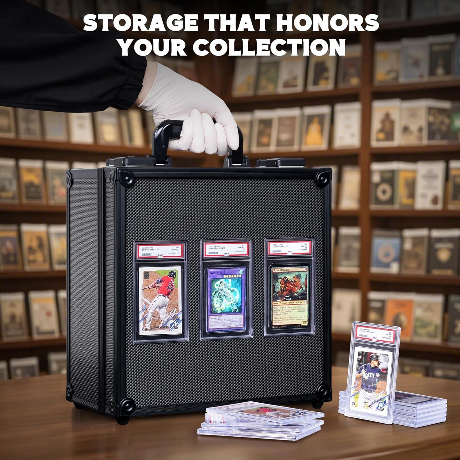 Caja de Almacenamiento de Cartas Kabinka con Ventana - Negro