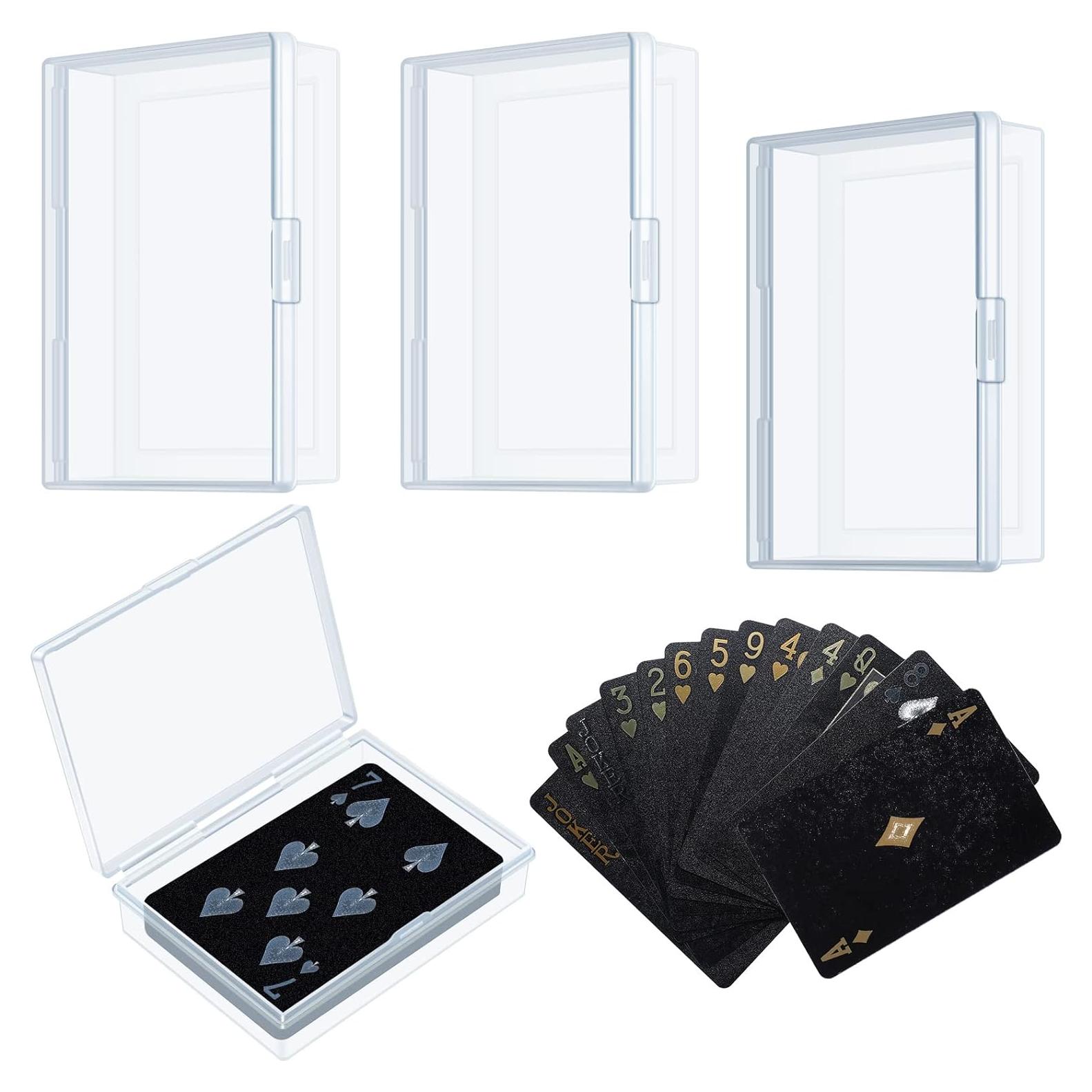 Estuche de Cartas Jetec - 3 Piezas Plástico Transparente