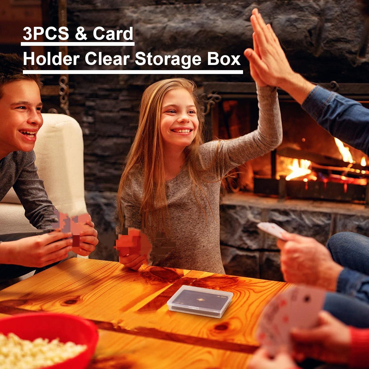 Estuche de Cartas Jetec - 3 Piezas Plástico Transparente