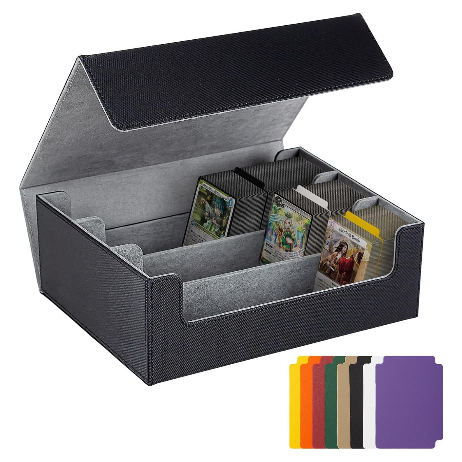 Caja de Almacenamiento de Cartas BlissBoard 1800 Cartas Cuero