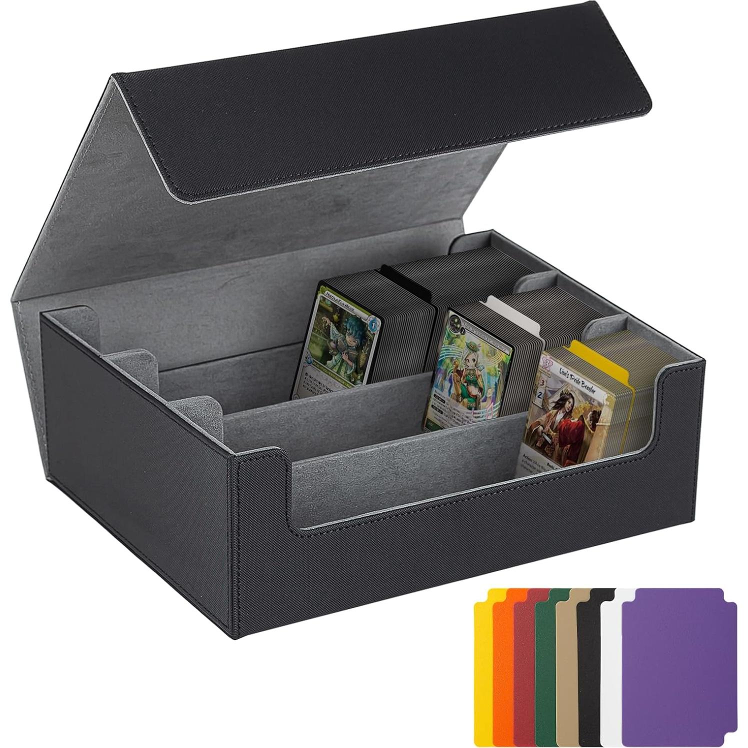 Caja de Almacenamiento de Cartas BlissBoard 1800 Cartas Cuero