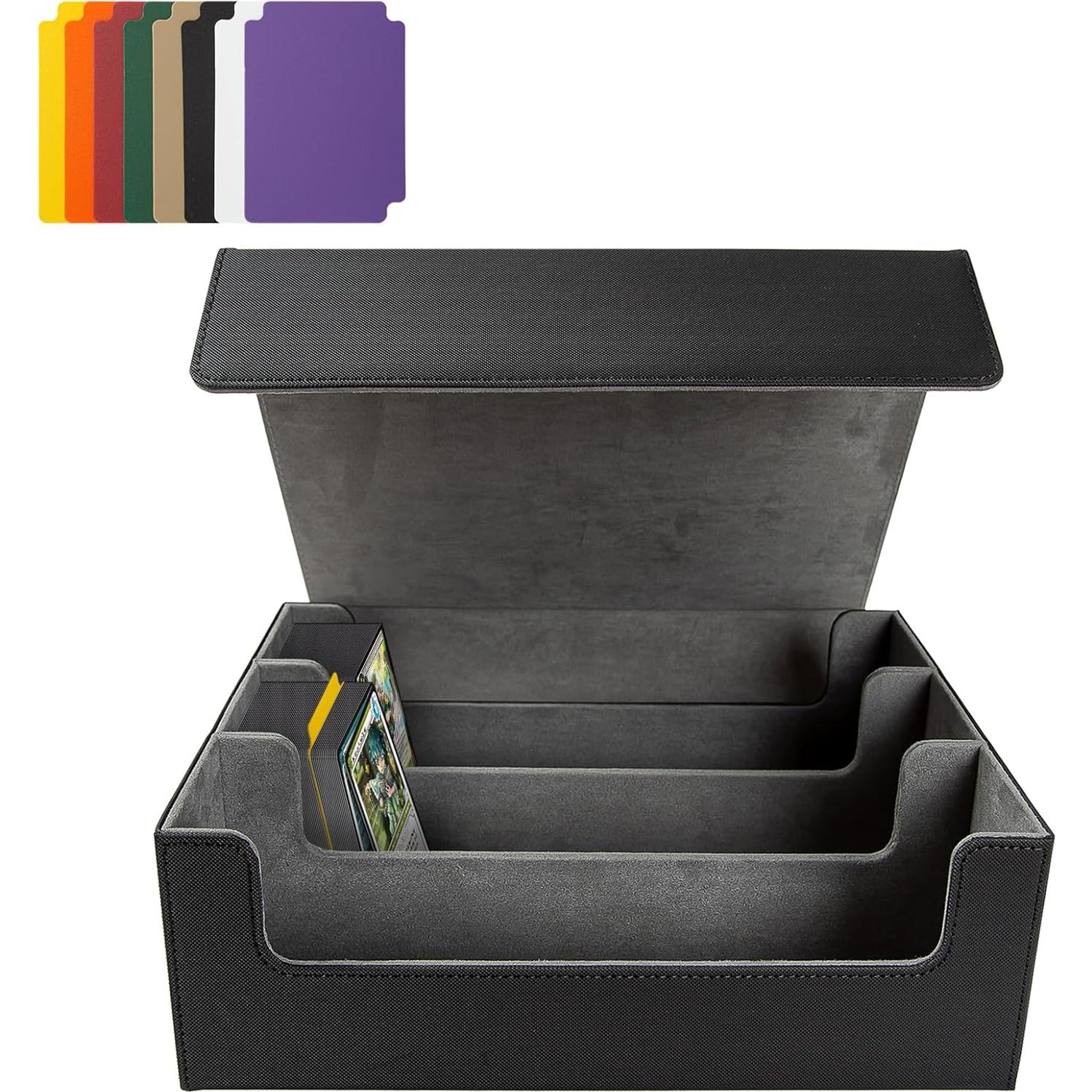 Caja de Almacenamiento de Cartas BlissBoard 1800 Cartas Cuero