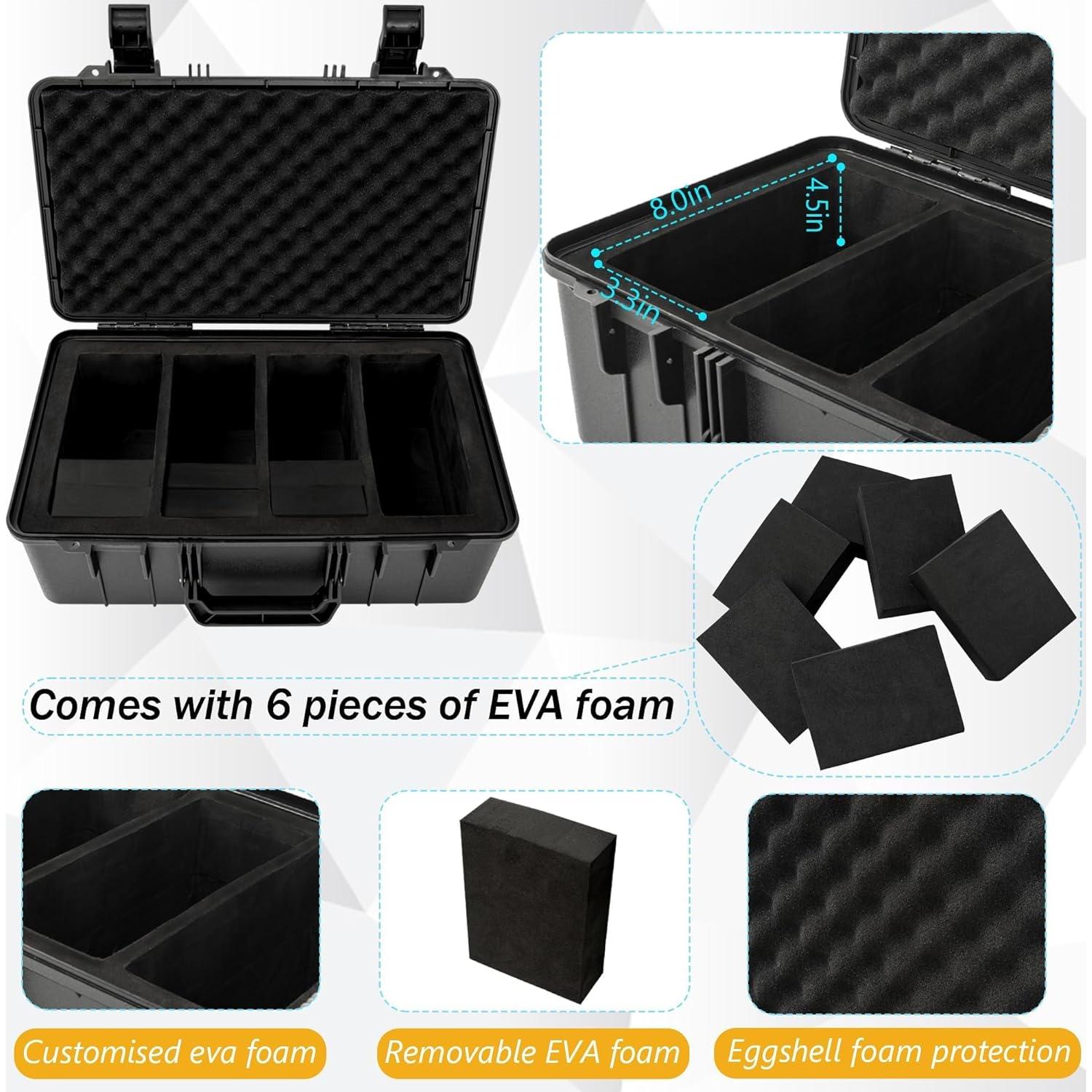 Caja de Almacenamiento para Tarjetas Calificadas OUUTMEE 120+