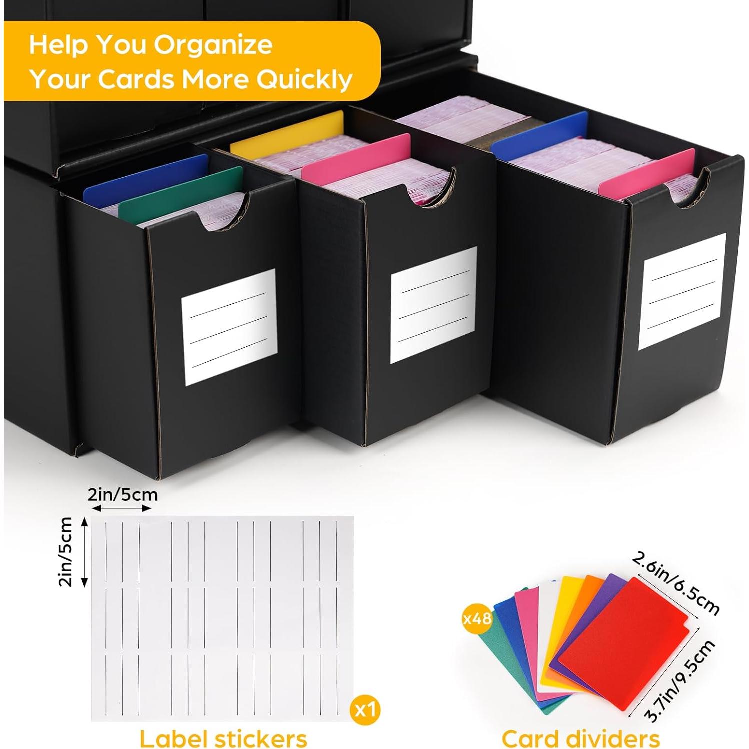 Caja de Almacenamiento de Cartas RLAVBL 12 Unidades 7200 Cartas