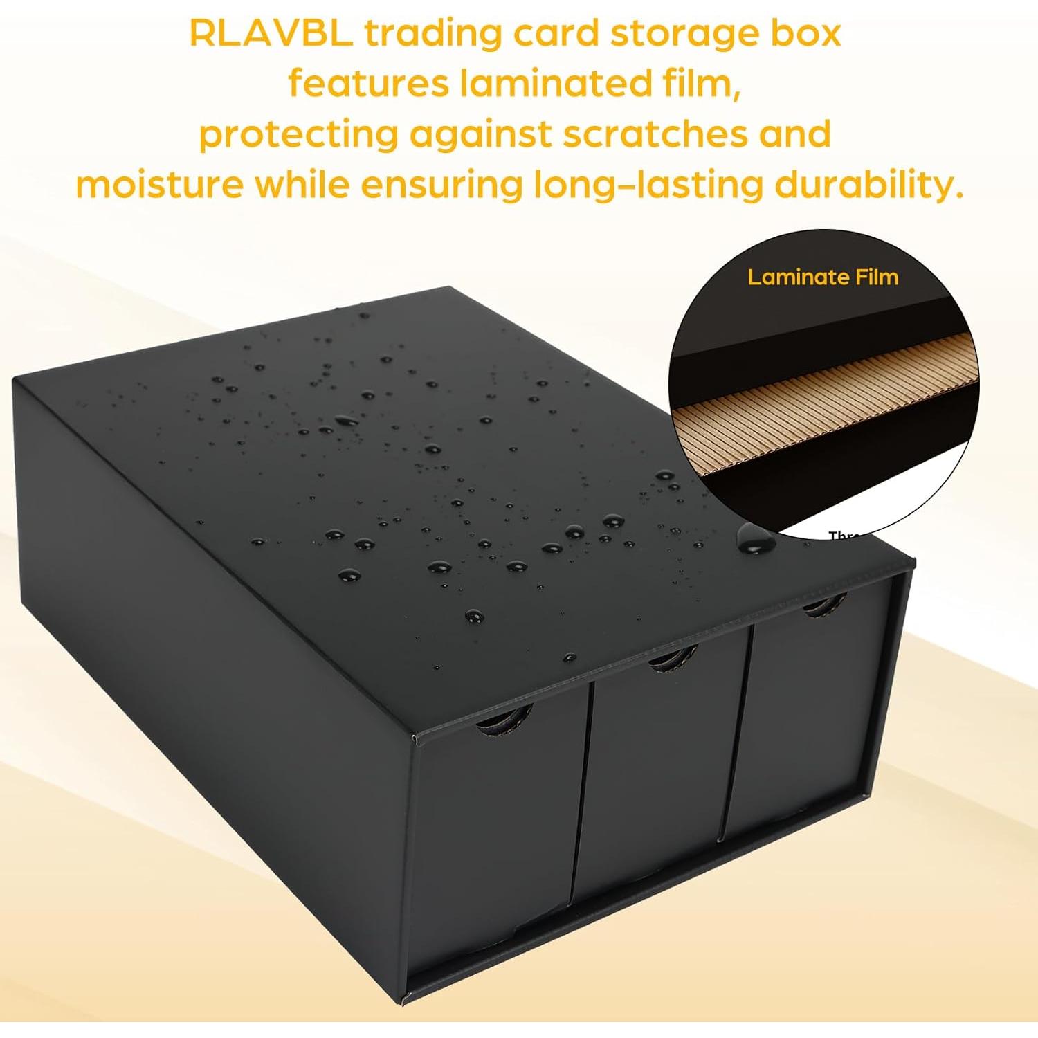 Caja de Almacenamiento de Cartas RLAVBL 12 Unidades 7200 Cartas