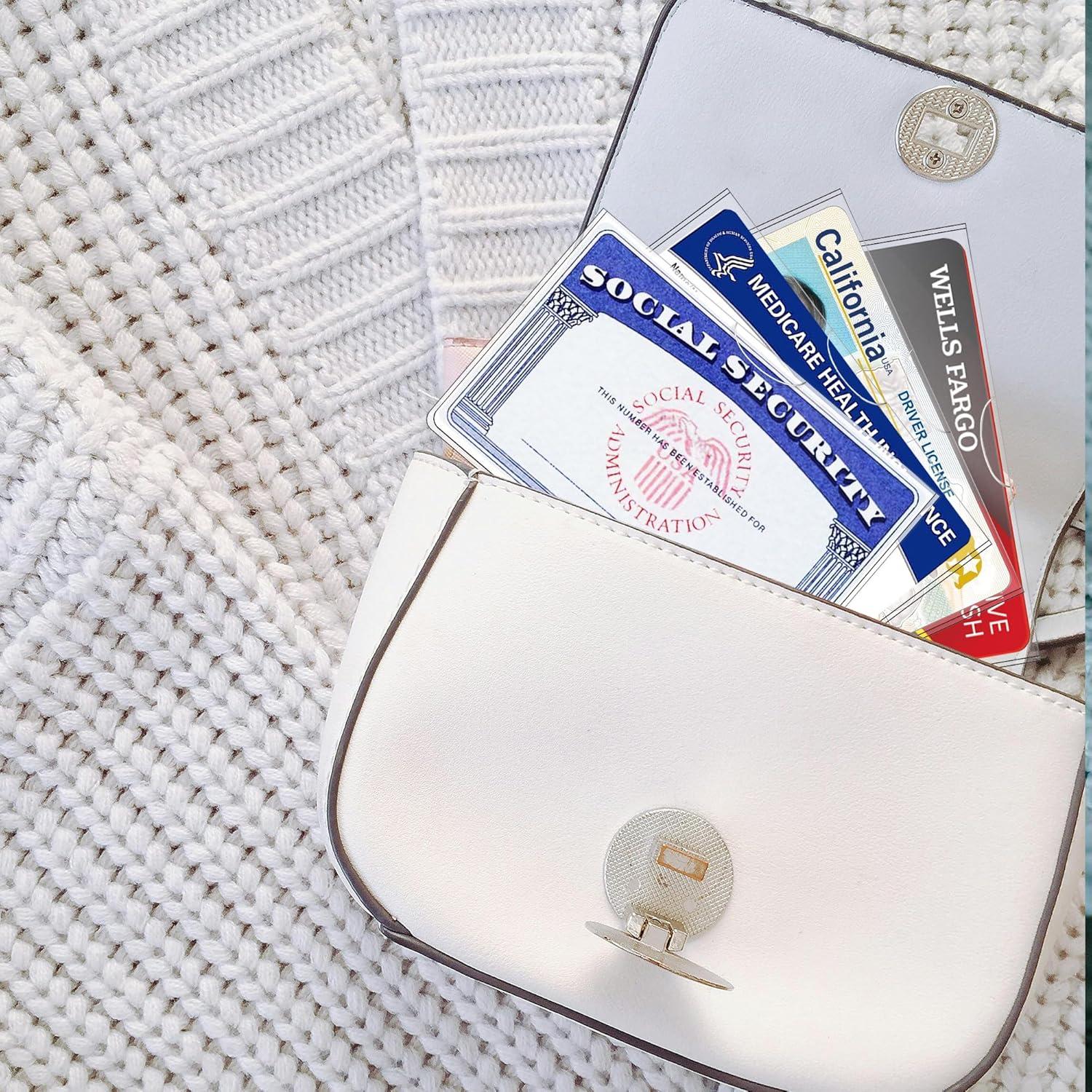 Protector de Tarjeta Boduoyejieyi 6 Pack PVC Transparente