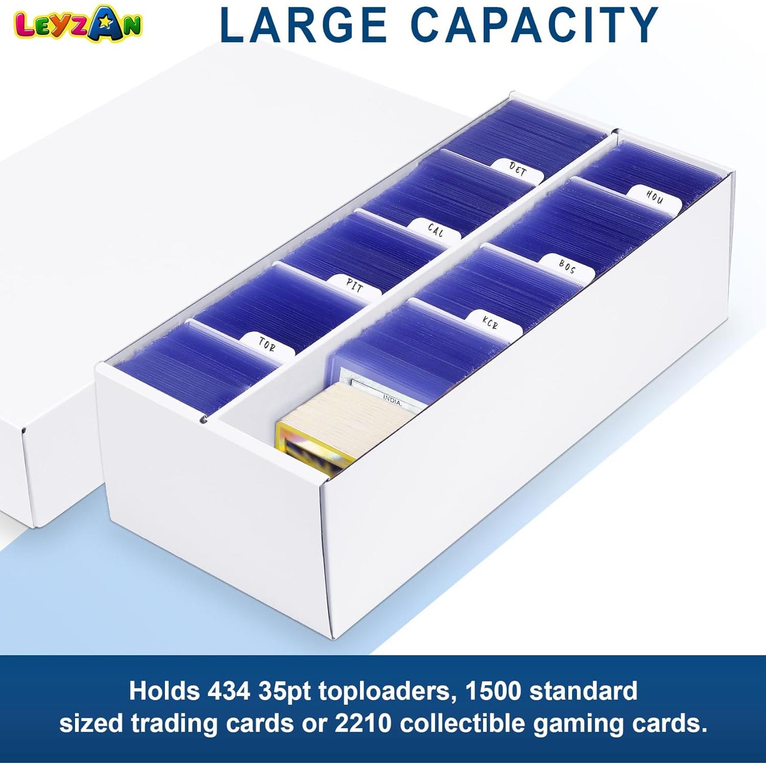 Caja de Almacenamiento de Cartas Leyzan 2 Paquete 1600 Cartas
