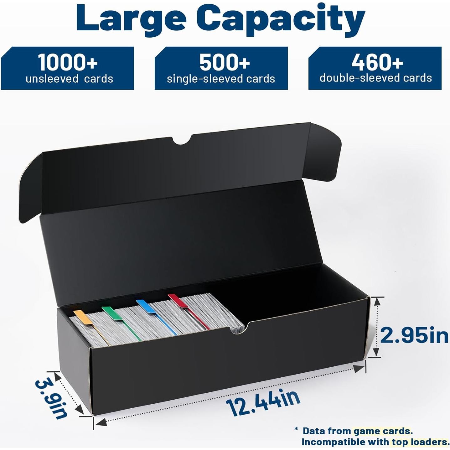 Caja de Almacenamiento de Cartas Fabmaker, Paquete de 8, 1000 Cartas