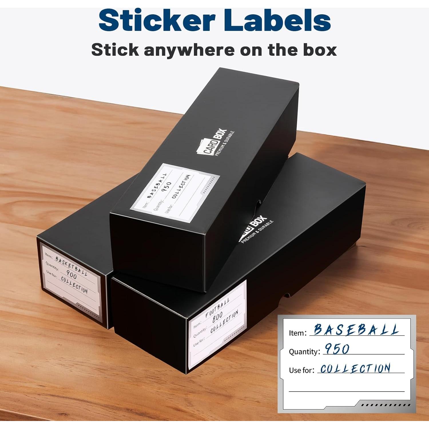 Caja de Almacenamiento de Cartas Fabmaker, Paquete de 8, 1000 Cartas