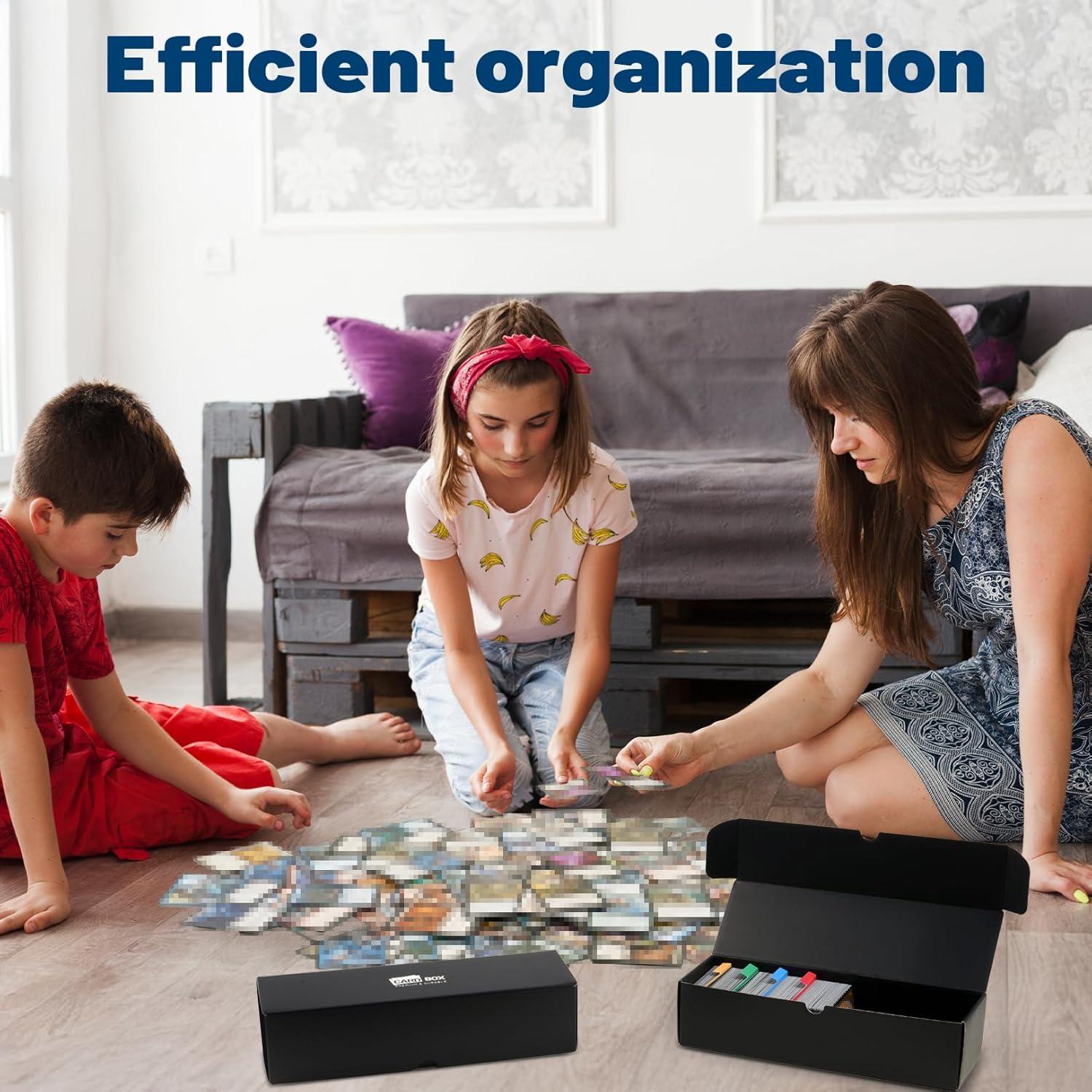 Caja de Almacenamiento de Cartas Fabmaker, Paquete de 8, 1000 Cartas