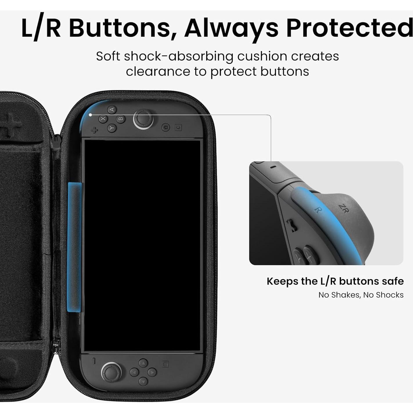 Funda Slim tomtoc para Nintendo Switch 2 2025, Protección Militar