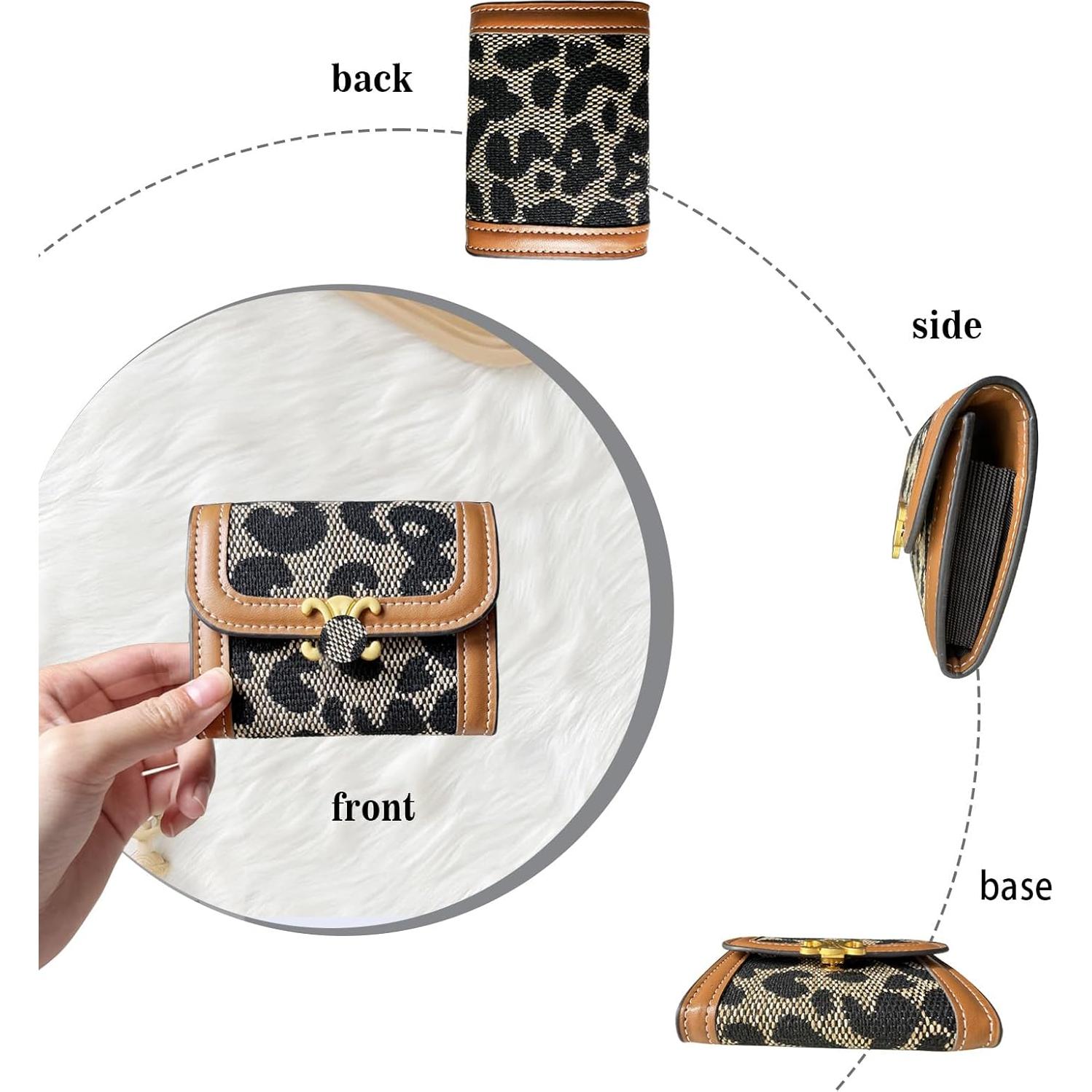 Cartera Pequeña Leheybia para Tarjetas de Mujer con Bloqueo RFID