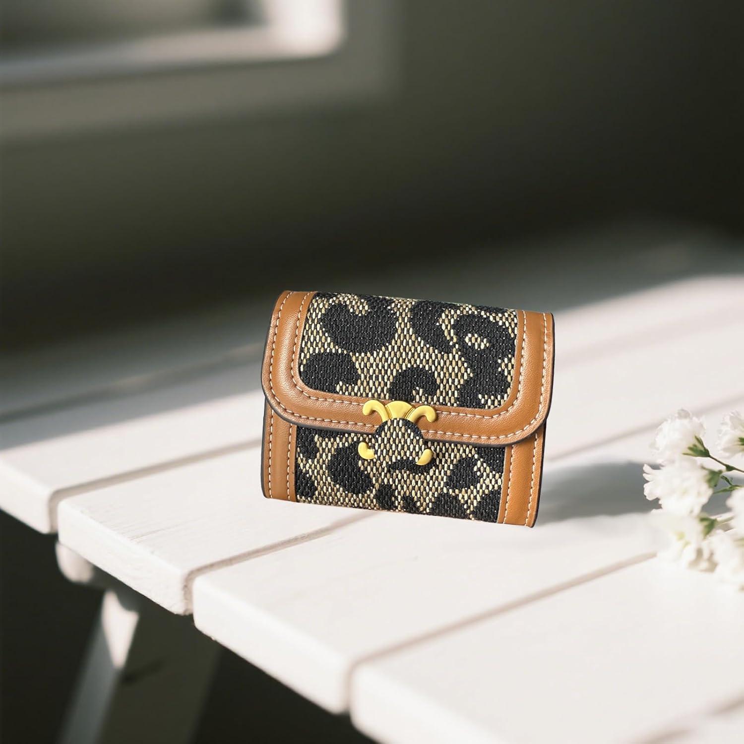 Cartera Pequeña Leheybia para Tarjetas de Mujer con Bloqueo RFID