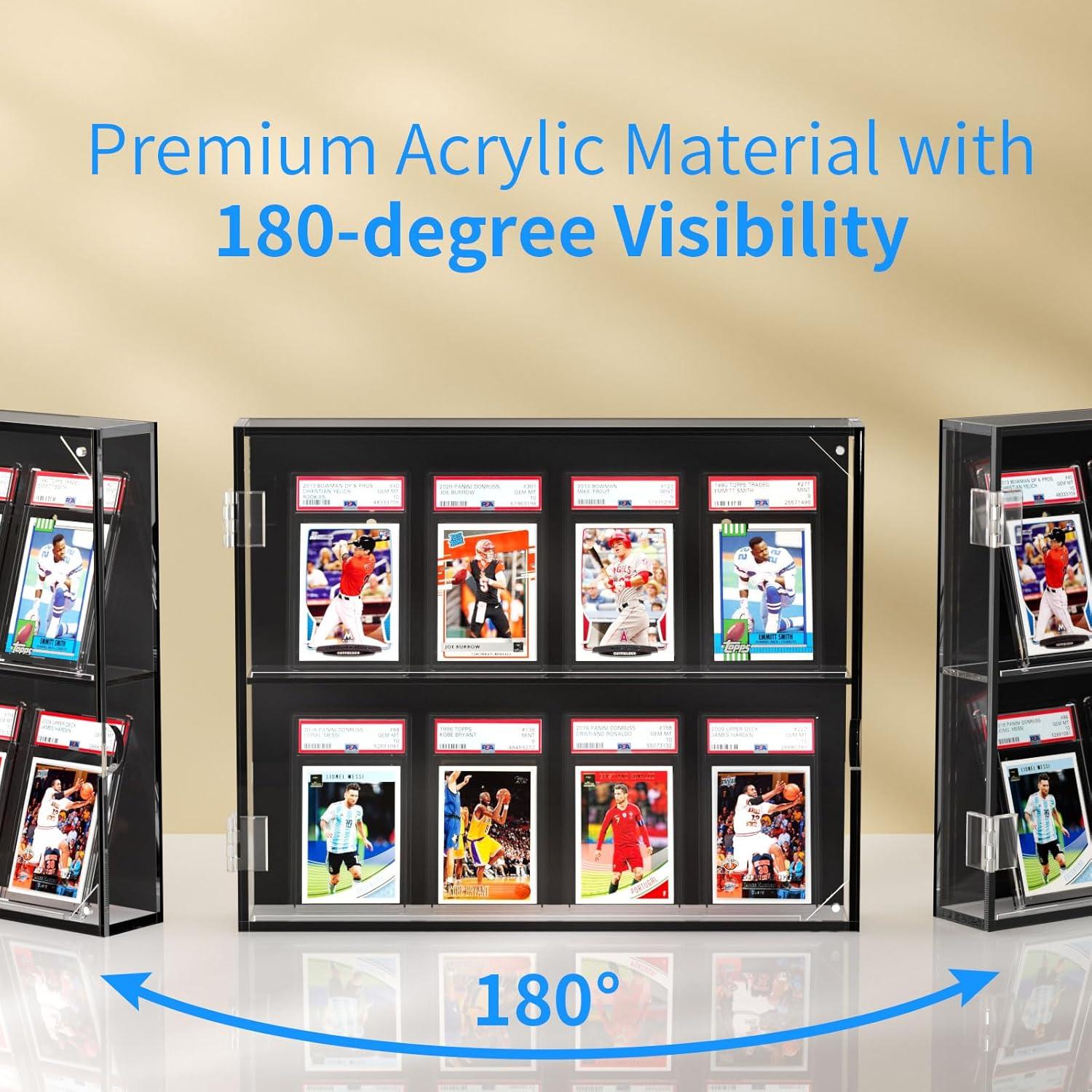 Estuche de Exhibición de Tarjetas NIUBEE Horizontal 8 Tarjetas