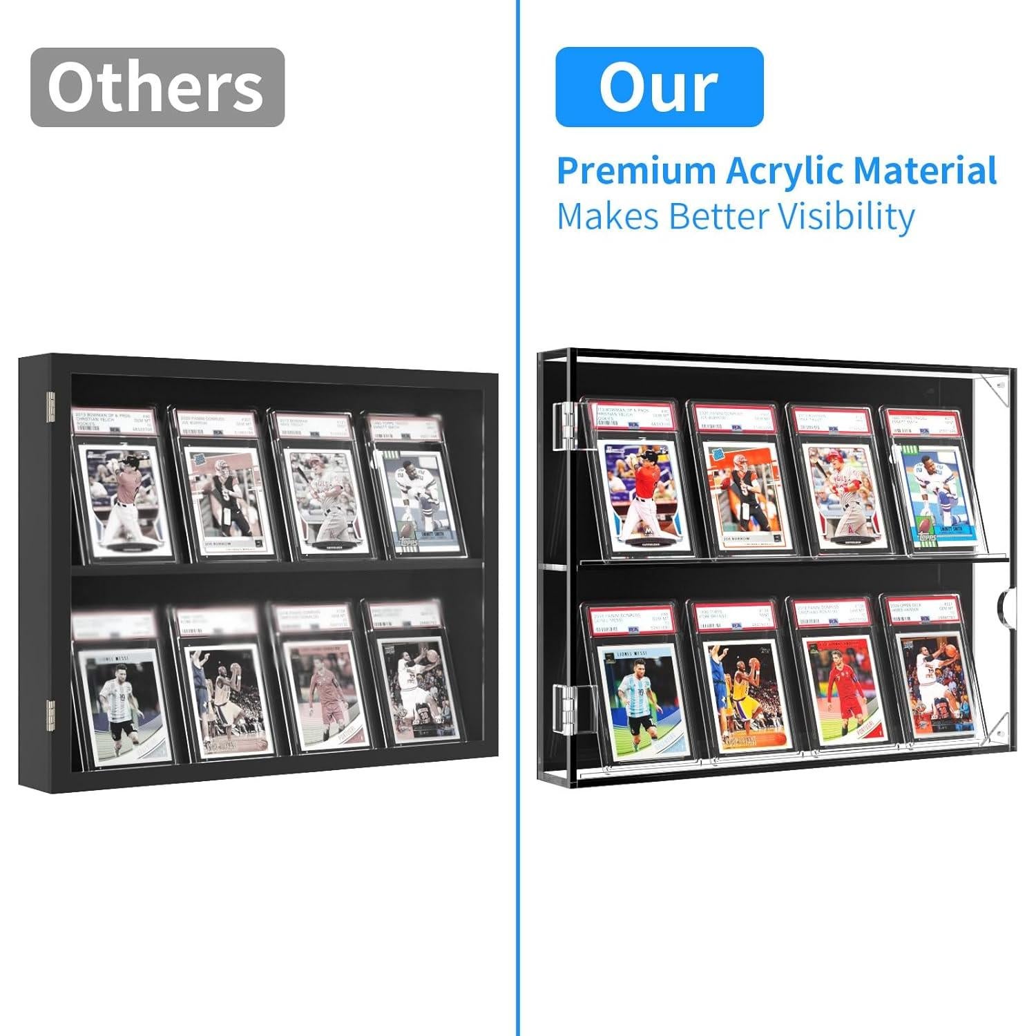 Estuche de Exhibición de Tarjetas NIUBEE Horizontal 8 Tarjetas