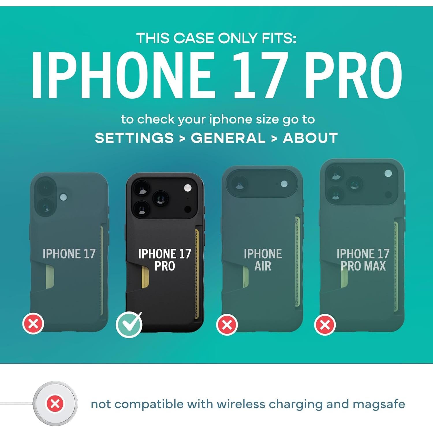 Funda Smartish para iPhone 17 Pro - Delgada y Protectora