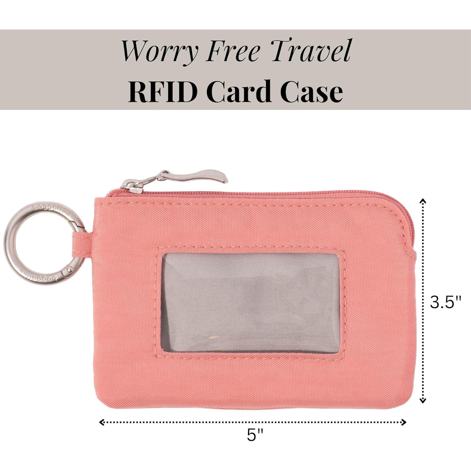 Estuche para Tarjetas RFID Baggallini Terracota 12.7x8.9cm