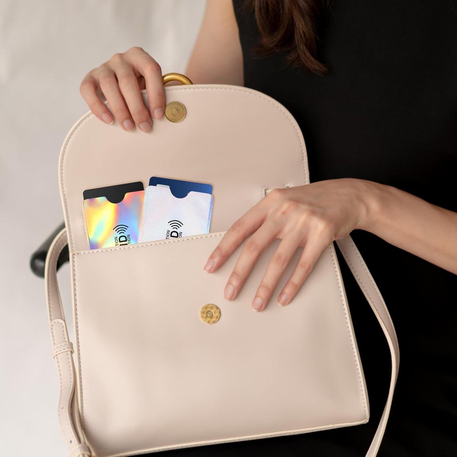 20 Fundas Bloqueadoras RFID WJIAAA para Tarjetas de Crédito