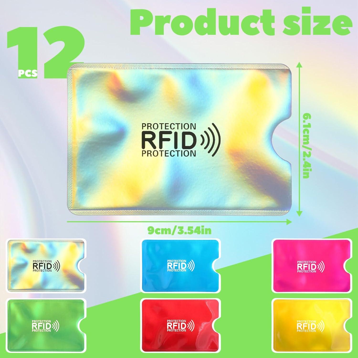 12 Fundas Bloqueadoras RFID Bruislard para Tarjetas de Crédito