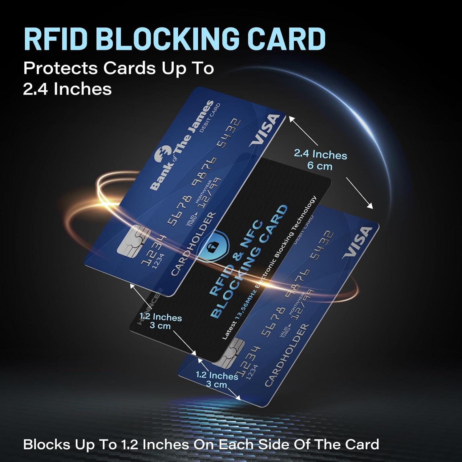 Paquete de 3 Tarjetas de Bloqueo RFID ZGAGFZ - Protección Completa