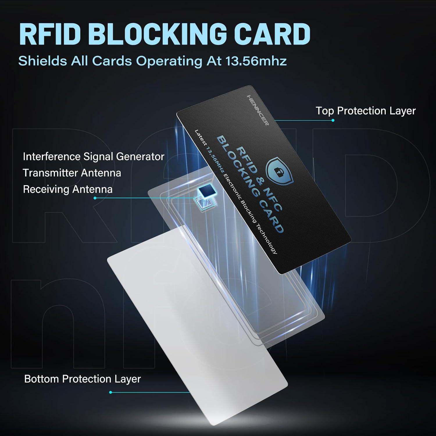 Paquete de 3 Tarjetas de Bloqueo RFID ZGAGFZ - Protección Completa