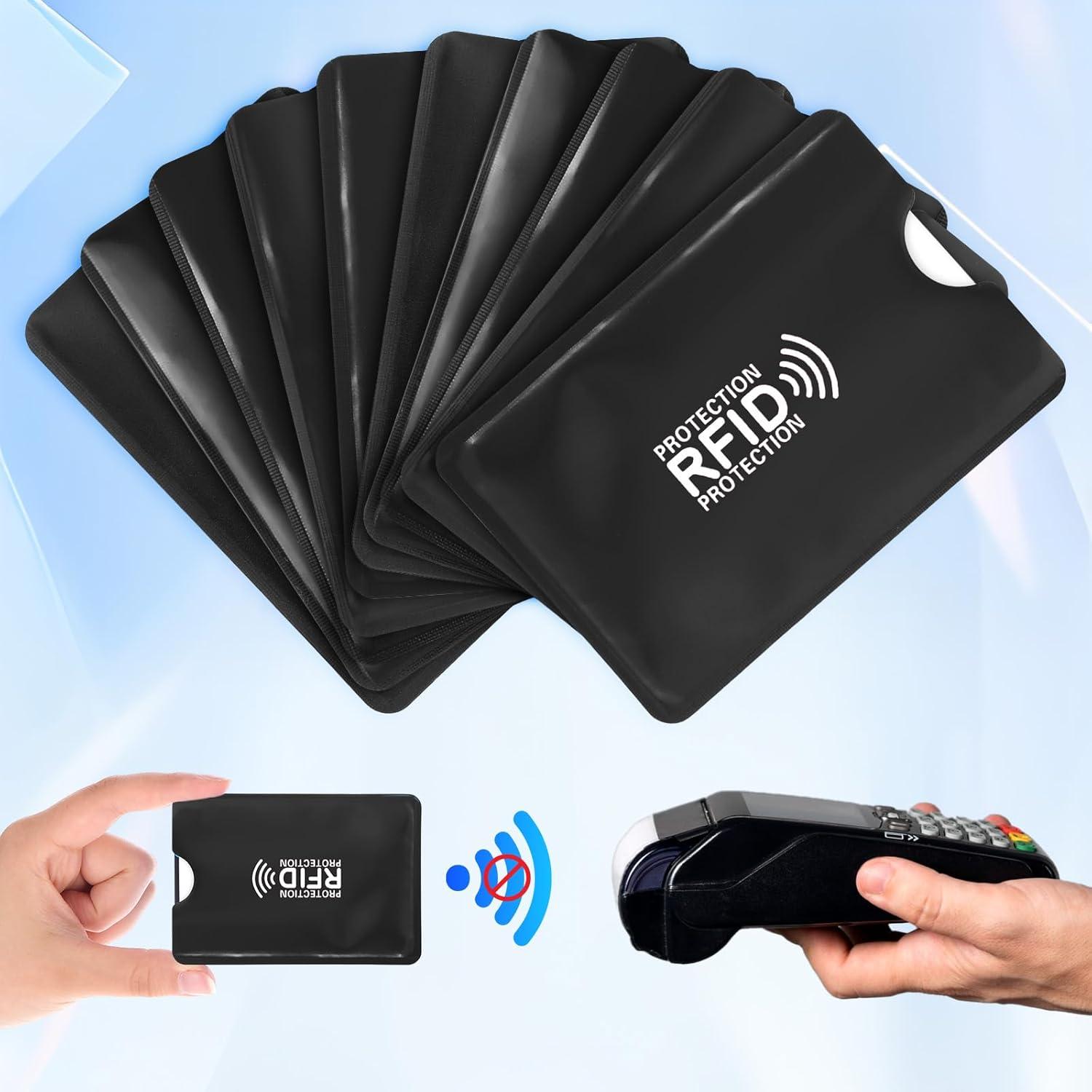 15 Fundas Bloqueadoras RFID Zelphvt para Tarjetas de Crédito