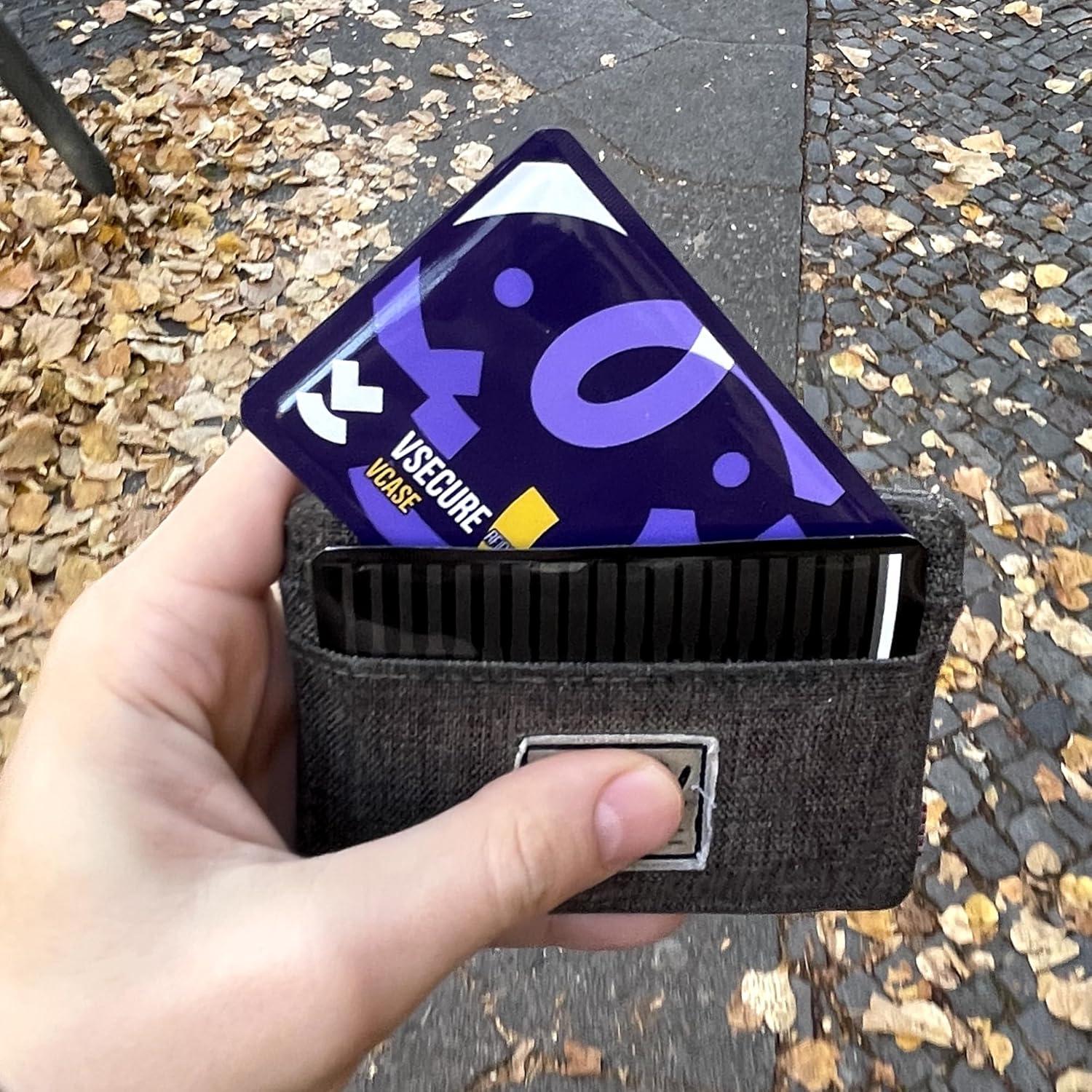 Juego de 5 Fundas Bloqueadoras RFID VCase - Protección Tarjetas