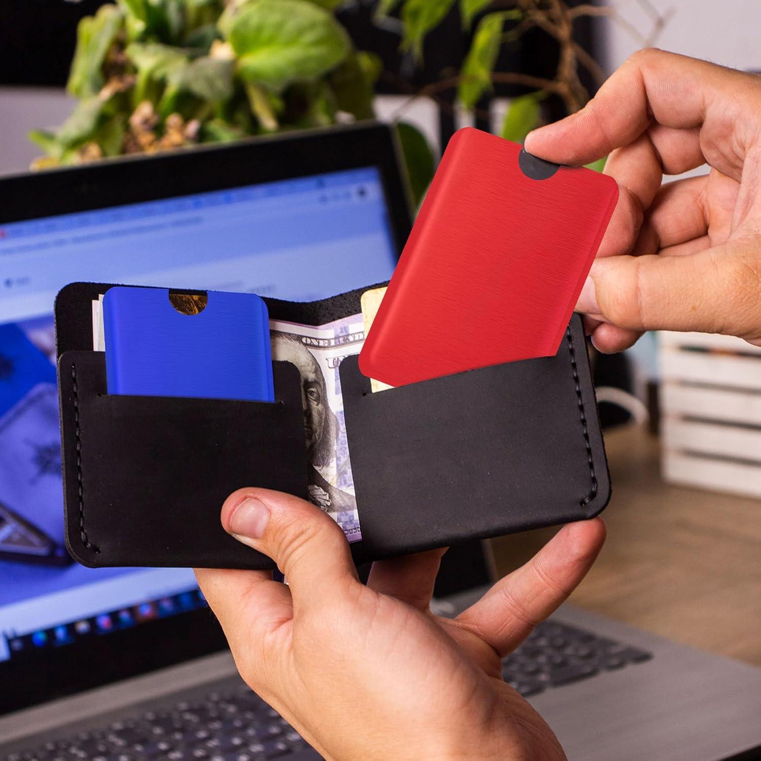 20 Fundas Bloqueadoras RFID Isslly Coloridas para Tarjetas