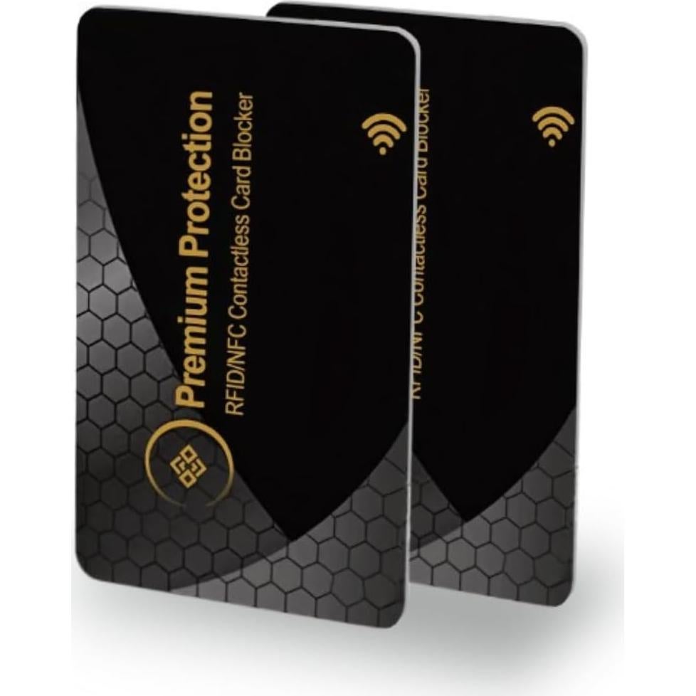 Tarjeta Bloqueadora RFID KF-Premium - Paquete de 2 Doradas