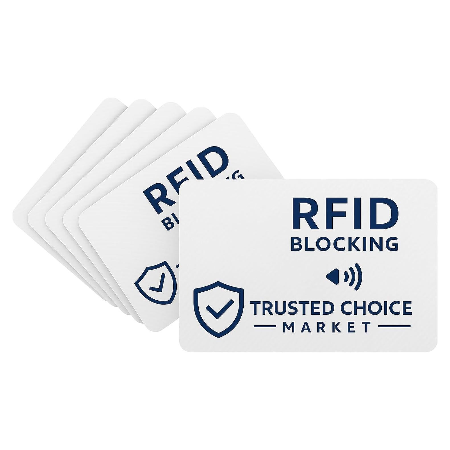 Tarjetas Bloqueadoras RFID 6-Pack Trusted Choice - Protección NFC