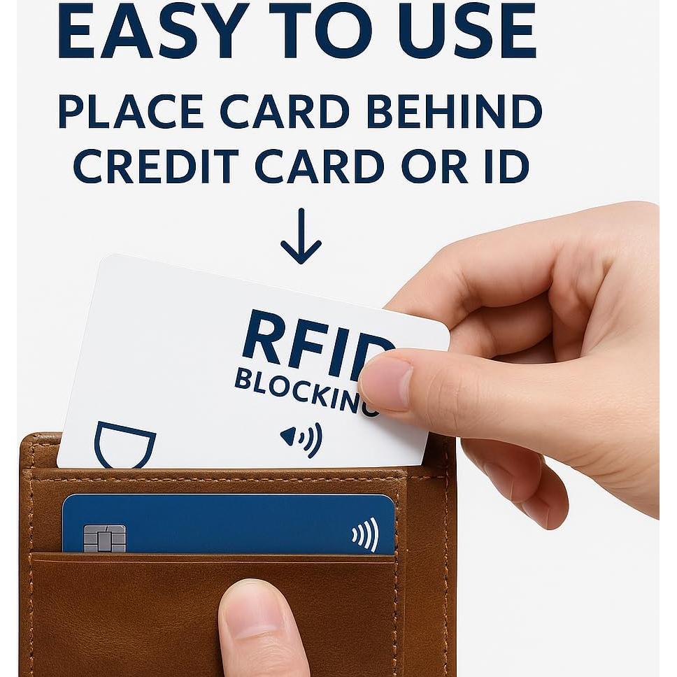 Tarjetas Bloqueadoras RFID 6-Pack Trusted Choice - Protección NFC