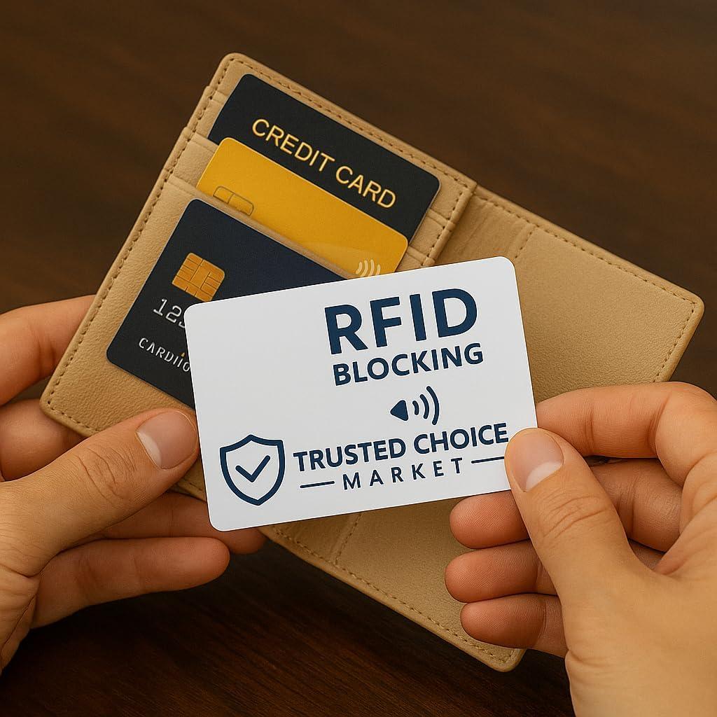 Tarjetas Bloqueadoras RFID 6-Pack Trusted Choice - Protección NFC